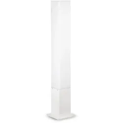 Ideal Lux Outdoor Stehleuchte EDO OUTDOOR SQUARE, IP44, Höhe 79cm, GX53 max. 15W, Weiß IDEA-142999
