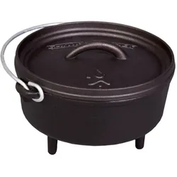 Camp Chef Classic Dutch Oven Topf 8` (20cm) - Feuertopf Gusseisen - mit Füßen