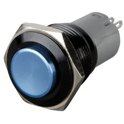 VS DT-BL - AV-Taster, Ø 18/16 mm, 3A-250V, bl