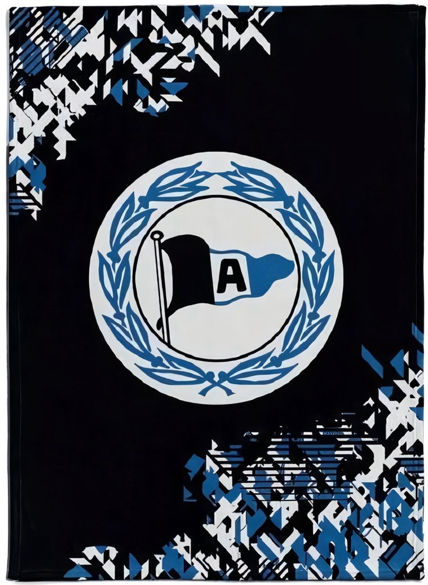 Arminia Bielefeld Fleecedeken Logo Neo voor volwassenen