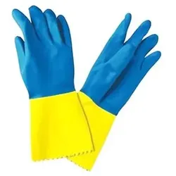 Bicolor-Handschuh (6 Paar Handschuhe)
