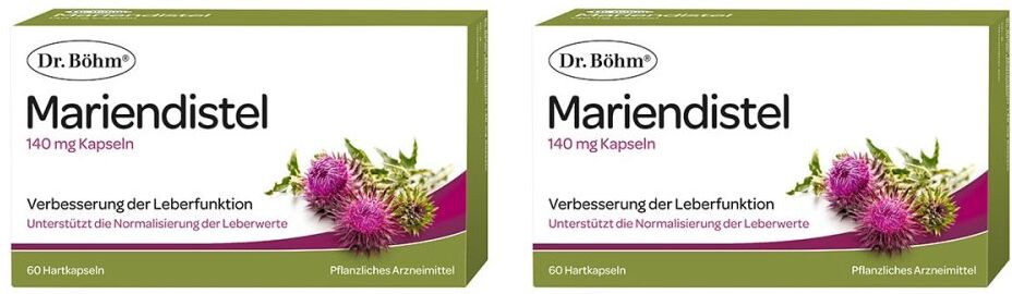 Dr. Böhm Mariendistel 140 mg Kapseln 2x60stk