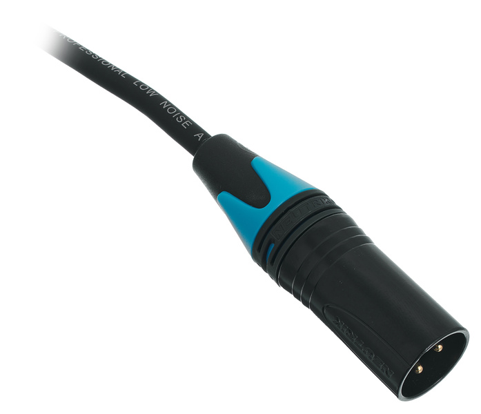 pro snake 70th Mic Cable 2,5m nero