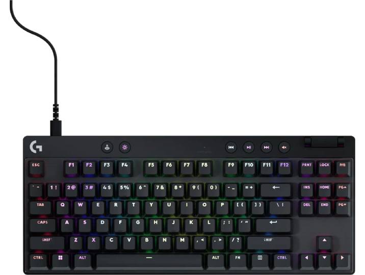 Logitech G Pro X TKL Rapid Gaming Toetsenbord Zwart Qwerty