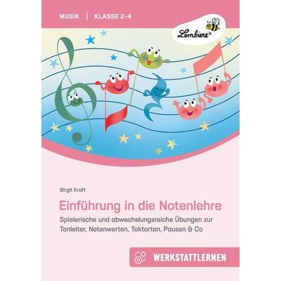 Einführung in die Notenlehre, Zubehör von Birgit Kraft, Lernbiene, 978-3-7468-1292-2