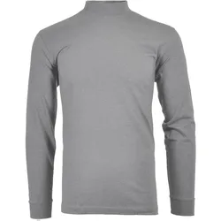 Langarm Basic Stehkragen Regular Fit Herren Longsleeve