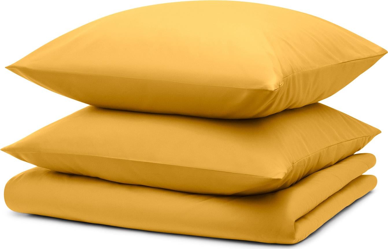 Blumtal Beddengoed Set van 3 stuks - Microvezel - Geel - Dekbedovertrek 200 x 220 cm