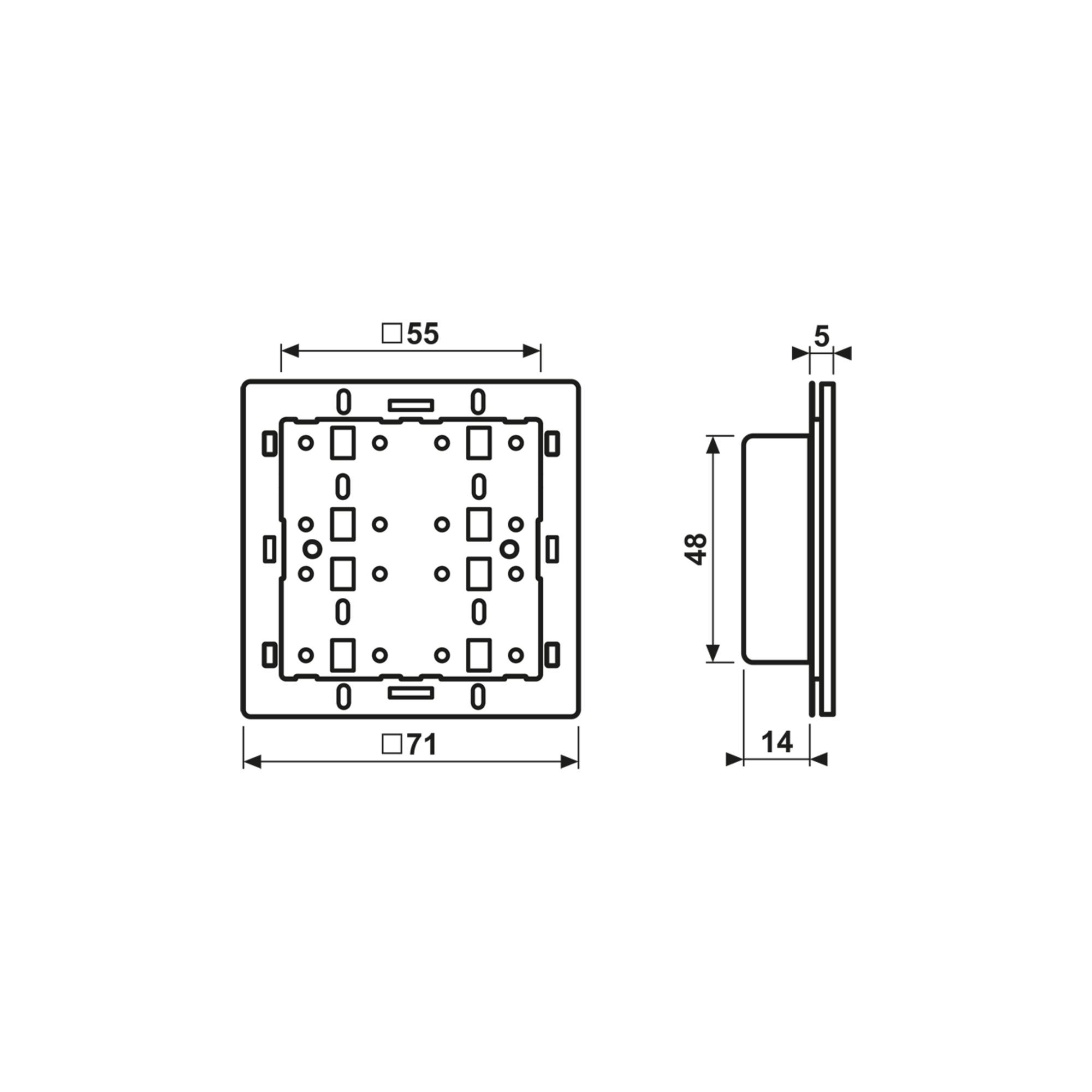 Jung Tastsensor-Modul für Universal 8-fach 4008 TSM (4008TSM)