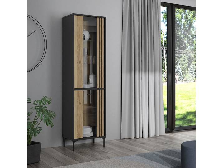 Buffet Bakoan 59 x 197cm Marron/Noir