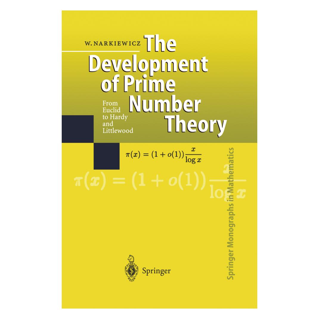 Springer The Development of Prime Number Theory (Englisch, Softcover, Wladyslaw Narkiewicz) (35146449)