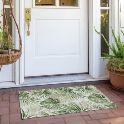 Addison Rugs Machine Washable Indoor/ Outdoor Coastal Palm Chantille Rug