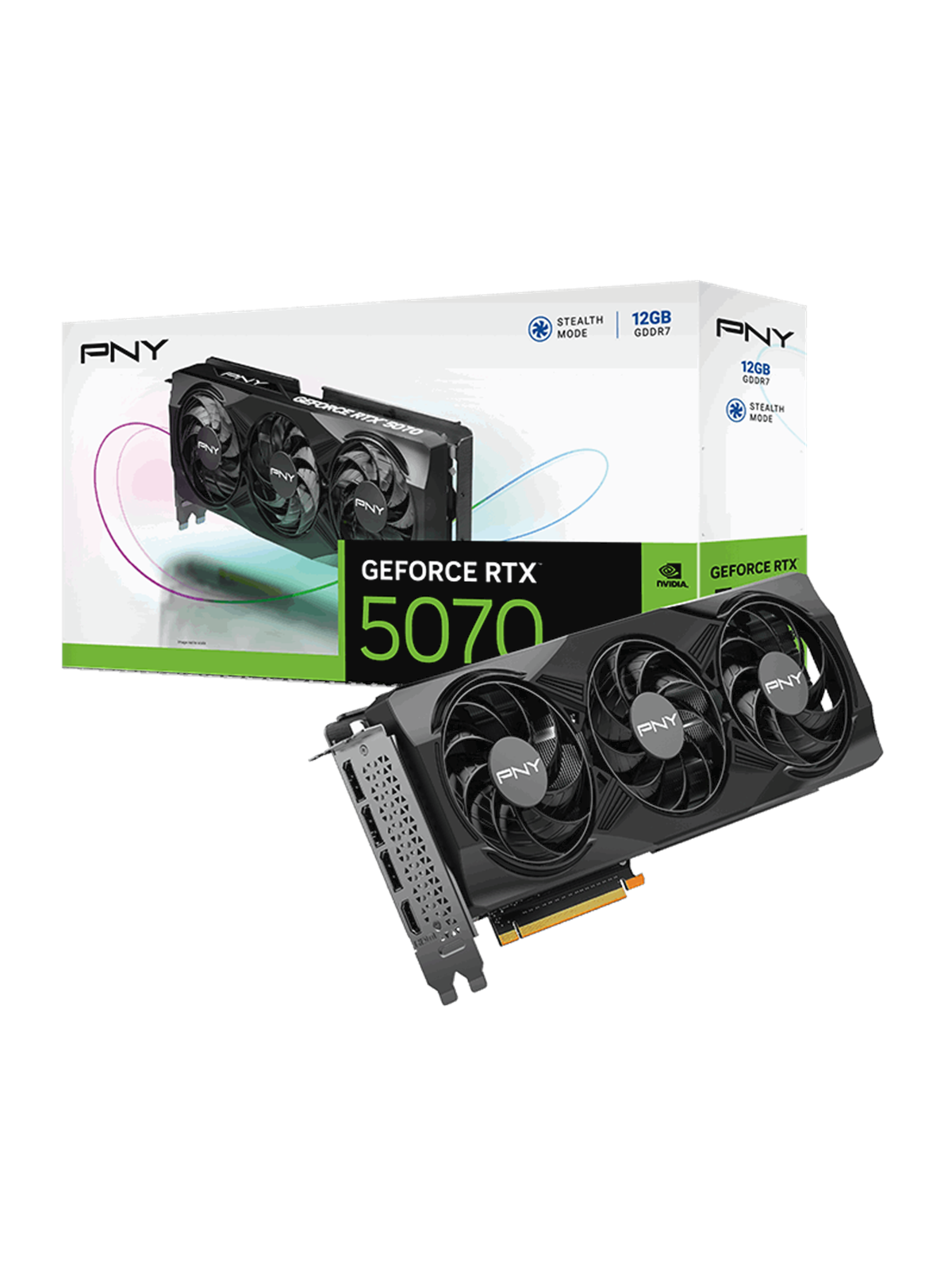 PNY GeForce RTX 5070 Triple Fan - 12GB GDDR7 RAM - Grafikkarte