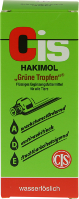 Sa-Vet-Pharma Handels- und HAKIMOL grüne wasserlösl.Tropfen vet. 100 ml 00444659