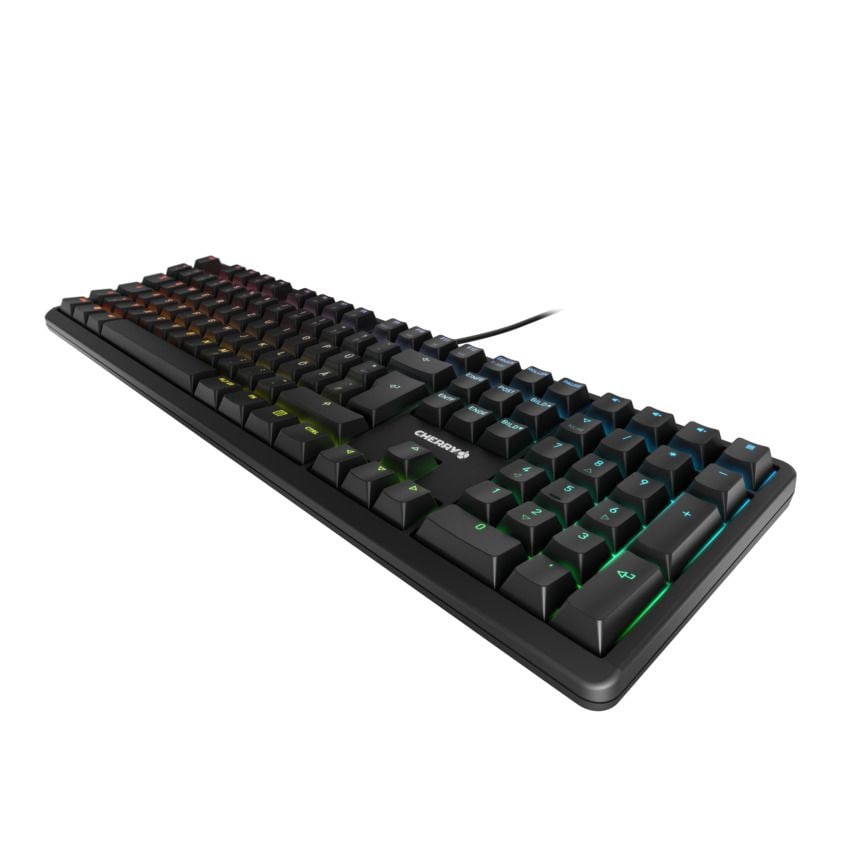 CHERRY G80-3000N RGB MX Silent Red Kabelgebundene Mechanische Tastatur G80-3838LWBDE-2