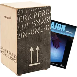 Schlagwerk CP404 BLK Cajon Black Edition, Large Set inkl. Cajonschule