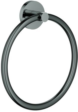 Grohe Essentials Handtuchring 40365A01 hard graphite, verdeckte Befestigung