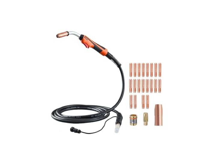 VEVOR Pistolet de Soudage avec Câble 4\,5 m 250 A Compatible avec Soudeuses Millermatic 200\, 210\, 212\, 250\, 250X\, 251\, 252\, pour Fils de Soudage 0\,76 mm 0\,89 mm 1\,14 mm\, Diverses Tâches de Soudage