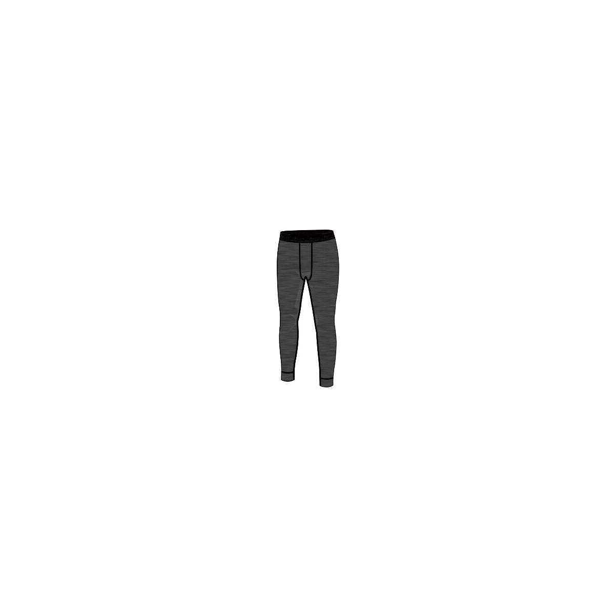 Whistler Farsund M Wool Baselayer Pants dark grey melange (1011) L W263294-1011-L
