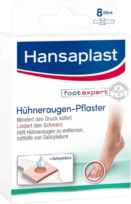 Hansaplast Hühneraugen-Pflaster 50430 beige, weiß, 8 St.