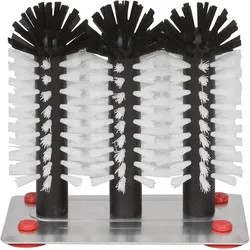 Ich-zapfe Gläserspülbürsten METALLBODEN 3 Bür.18cm, Reinigungsutensil