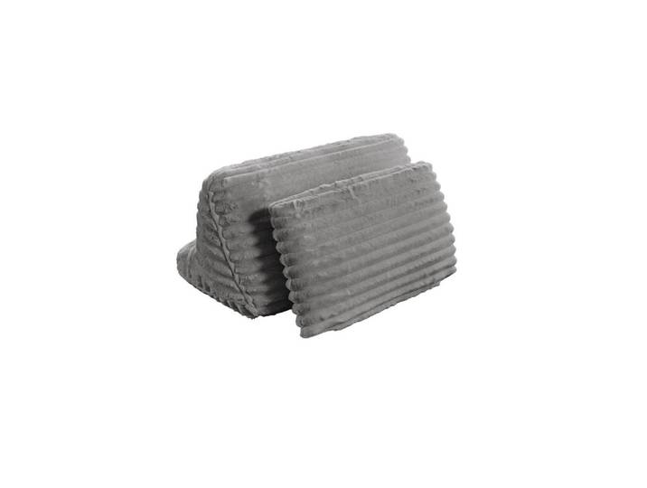 Kawola Rückenkissen Wiolo Soft Grau Cord, 83x46 cm, Heimtextilien, Wohntextilien, Kissen, Rückenkissen