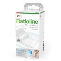 RATIOLINE acute 10 cmx2 m Verbandmull gerollt 1 St
