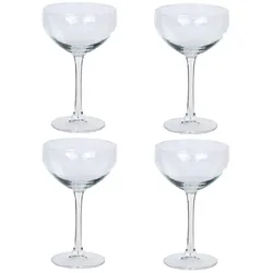 alpina Cocktailglas Coupe 240 ml 4-teilig, Cocktailgläser, Transparent