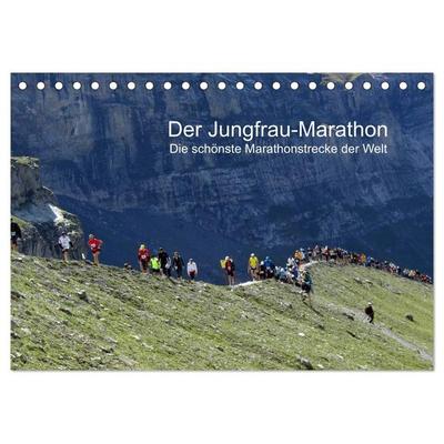 Der Jungfrau-Marathon (Tischkalender 2026 DIN A5 quer), CALVENDO Monatskalender