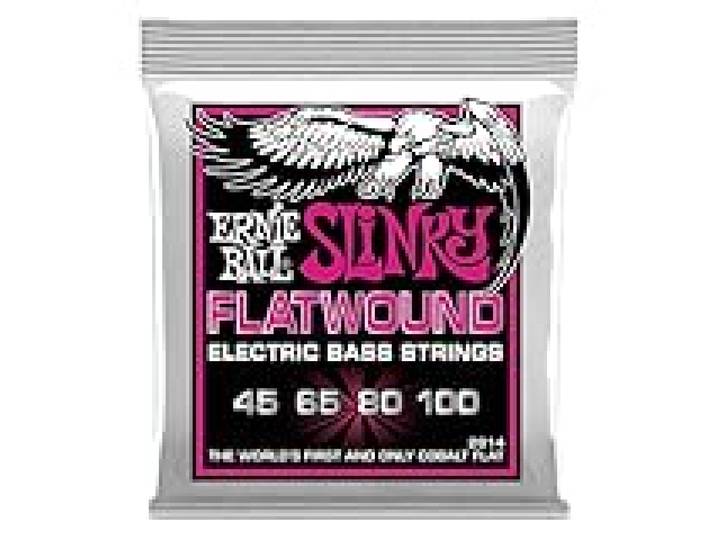 Ernie Ball Super Slinky Cordes à filet plat, pour basse électrique, calibre 45-100