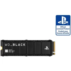 WD Black SN850P mit Heatsink für PS5 powered by SANDISK (1000 GB, M.2 2280), SSD