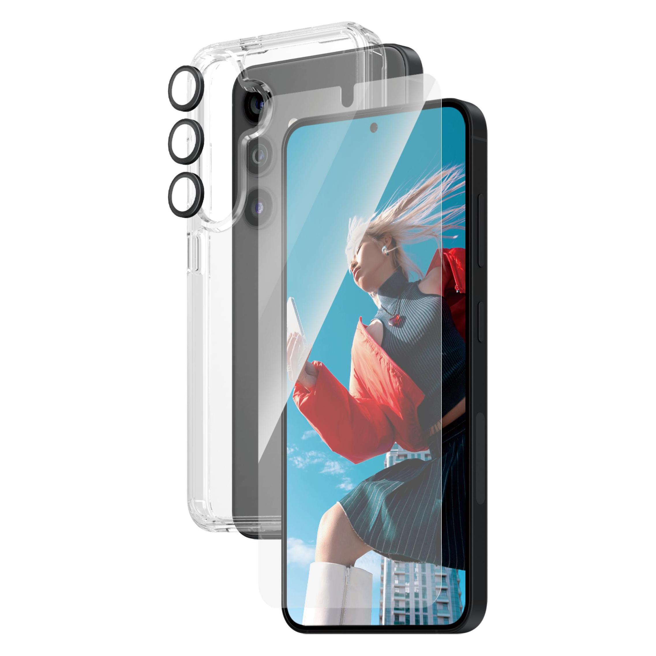PanzerGlass Bundle Ultra Wide FIt Glass + Case + Lens (Samsung Galaxy S24) (B1213+7350)