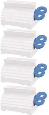 Uplift Essentials Premium Manual Rolling Toothpaste And Tube Squeezer Stand (1 Piece) blue