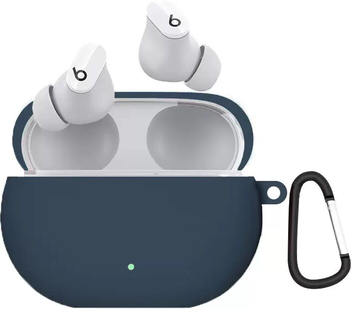 INF Étui en silicone avec boucle pour Beats Studio Buds - Protection optimale Bleu
