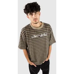 Empyre Bulletproof Stripe T-Shirt muted green Gr. M