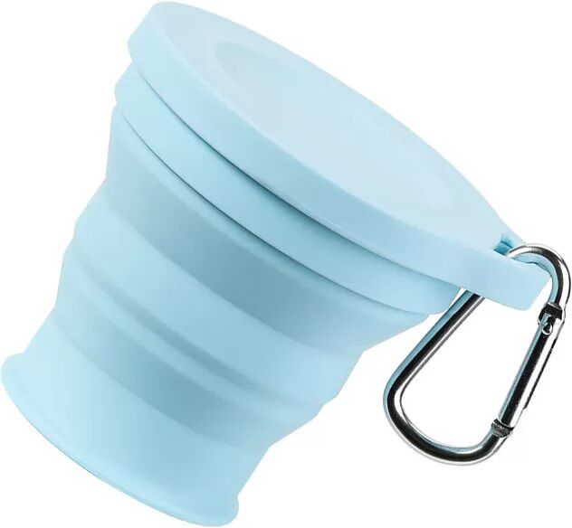 INF Faltbarer Becher - 180 ml, tragbar und auslaufsicher Blau