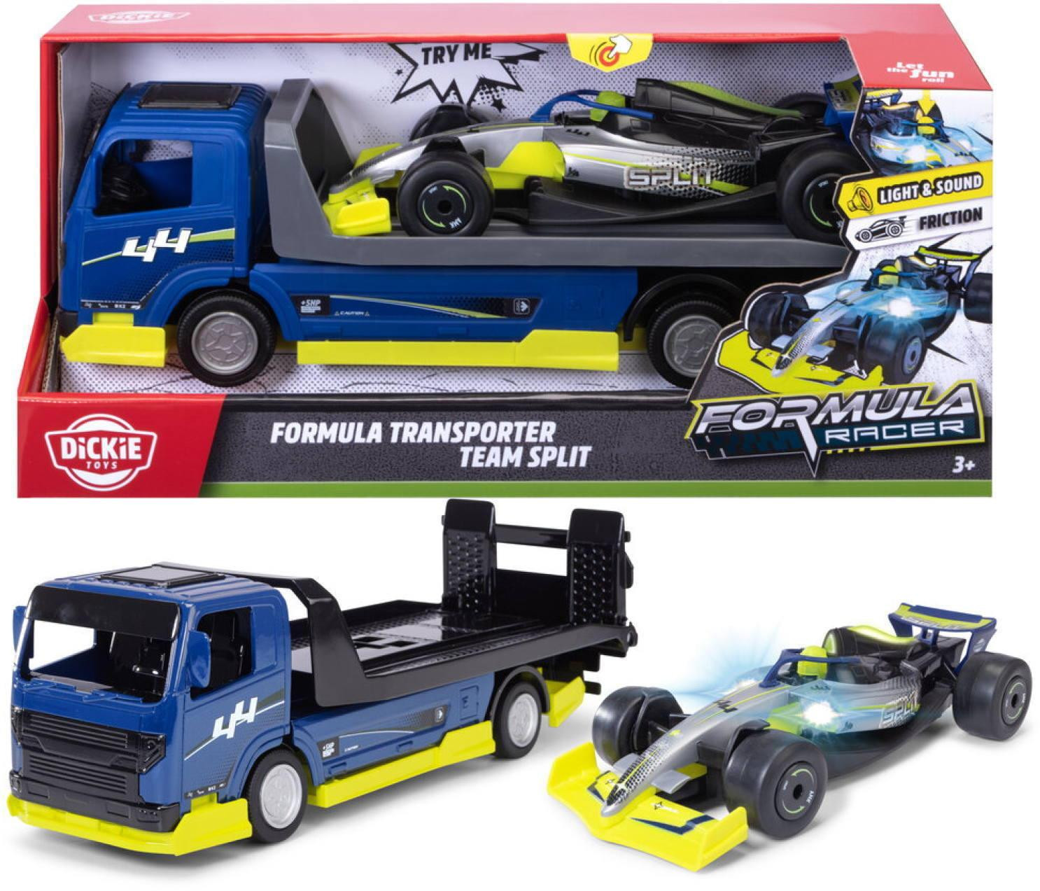 Simba Toys Dickie Formula Transporter Team gesplitst