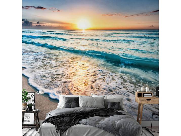 Papier peint intissé Walk Along Seashore 250 x 175cm 250 x 175 cm