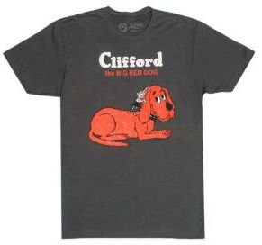 Clifford the Big Red Dog Unisex Tee-Shirt: Large