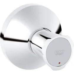 UP-Ventil Oberbau Grohe Costa stufenlose Einbautiefe 20-200 mm Markierung rot chrom