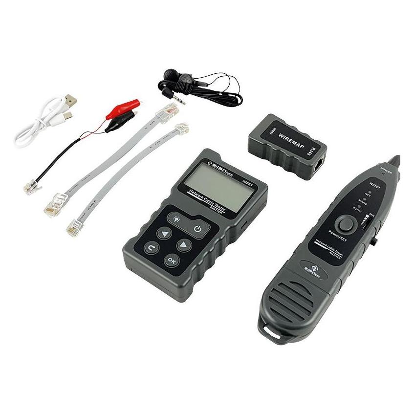 Alantec NI057 Netzwerk-Kabeltester PoE-Tester Schwarz (Kabeltester) (NI057)