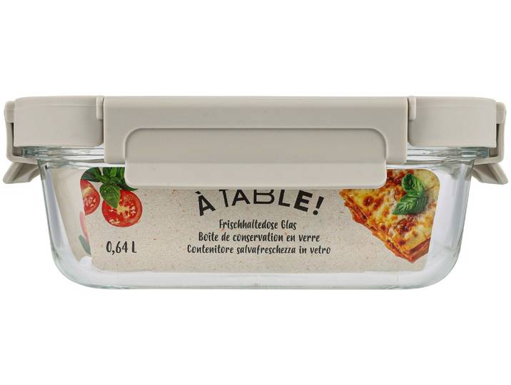À Table! Frischhaltedose Glas 0.64l