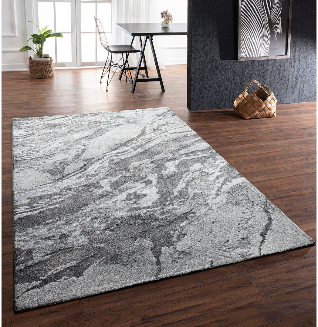 Metro Bowlan Rectangle Abstract Area Rug Rectangle 200 x 290cm