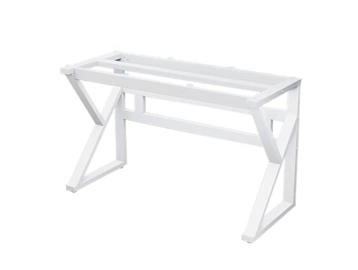 JIiopCFegh Tischbeine, Breite, verstellbare Schutzfüße(White,120x40x72cm)