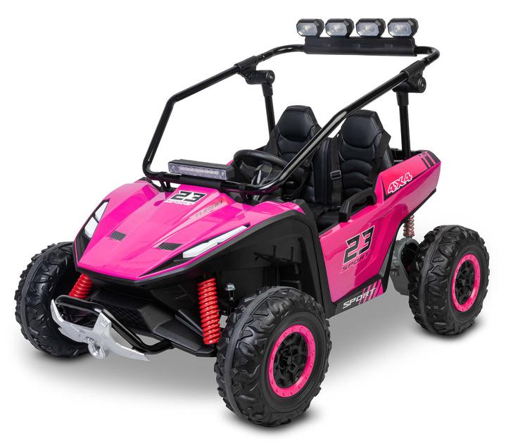 Elektro-Kinderbuggy Reptile Rose, 3-8 km/h, Bluetooth, EVA-Räder, 50 kg