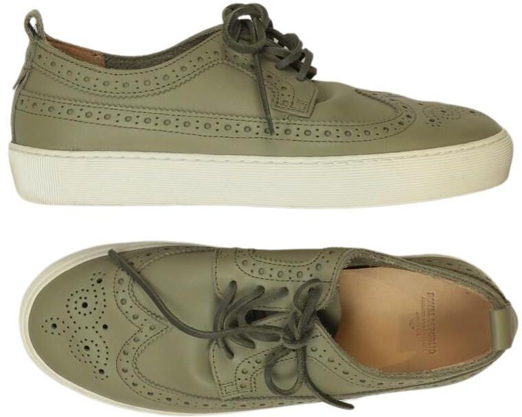 Royal Republiq Damen Halbschuh, Grün, Gr. EU 39, Leder - Second Hand