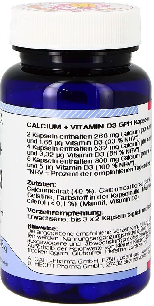 GALL PHARMA Calcium+Vitamin D3 GPH Kapseln 120 St