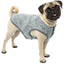 Kurgo Core Sweater, Heather Black in size XS - (72984917384) (XS, Hundepullover), Hundemantel