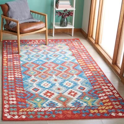 SAFAVIEH Handmade Aspen Sigal Boho Wool Rug