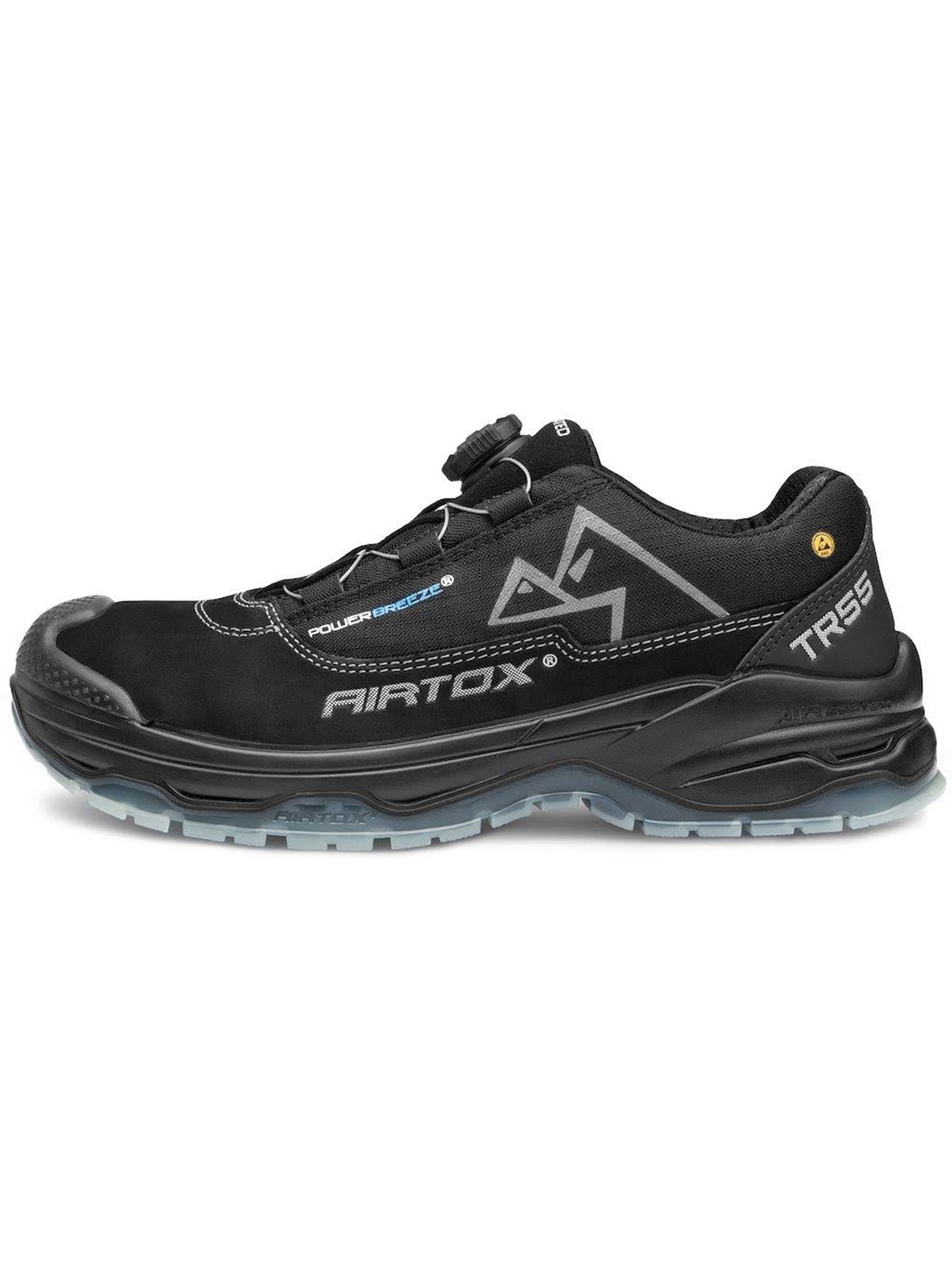 AIRTOX TR55 Sicherheitsschuhe, Whitelayer Nageldurchtrittschutz, PRO smart lacing, schwarz - Gr. 40