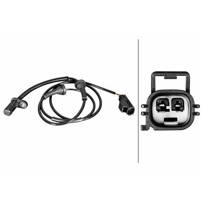 HELLA Sensor, Raddrehzahl 6PU 358 218-421 für Volvo